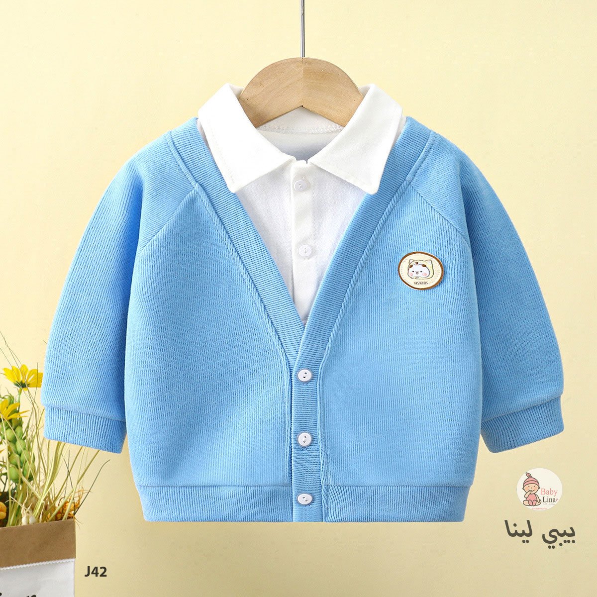 جاكيت اطفالي موضة 2025 مستورد جواكت اطفال ولادي بنات من بيبي لينا شوب kids jacket J42