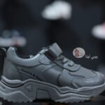 حذاء اولاد لون رصاصي مستورد من بيبي لينا كوتش اولادي 2025 baby shoes B9