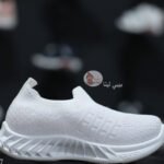 حذاء اطفال مستورد لون ابيض من بيبي لينا 2025 baby shoes B7