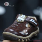 حذاء اطفال لون كوفي 2025 جزمة اطفالي مستورده من بيبي لينا, baby shoes B12