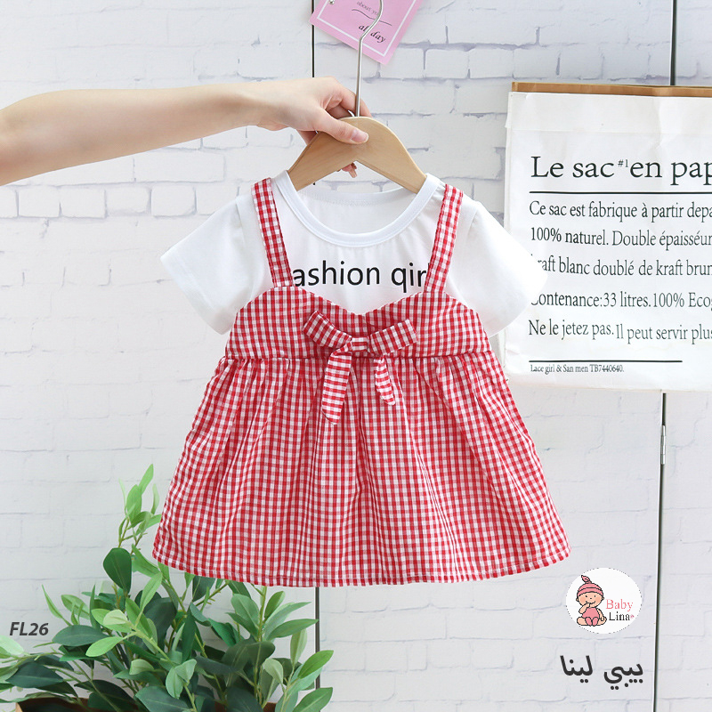 فستان خروج اطفال مستورد 2025 فساتين بناتي مستورده جديده من بيبي لينا Girls dress baby shop FL26