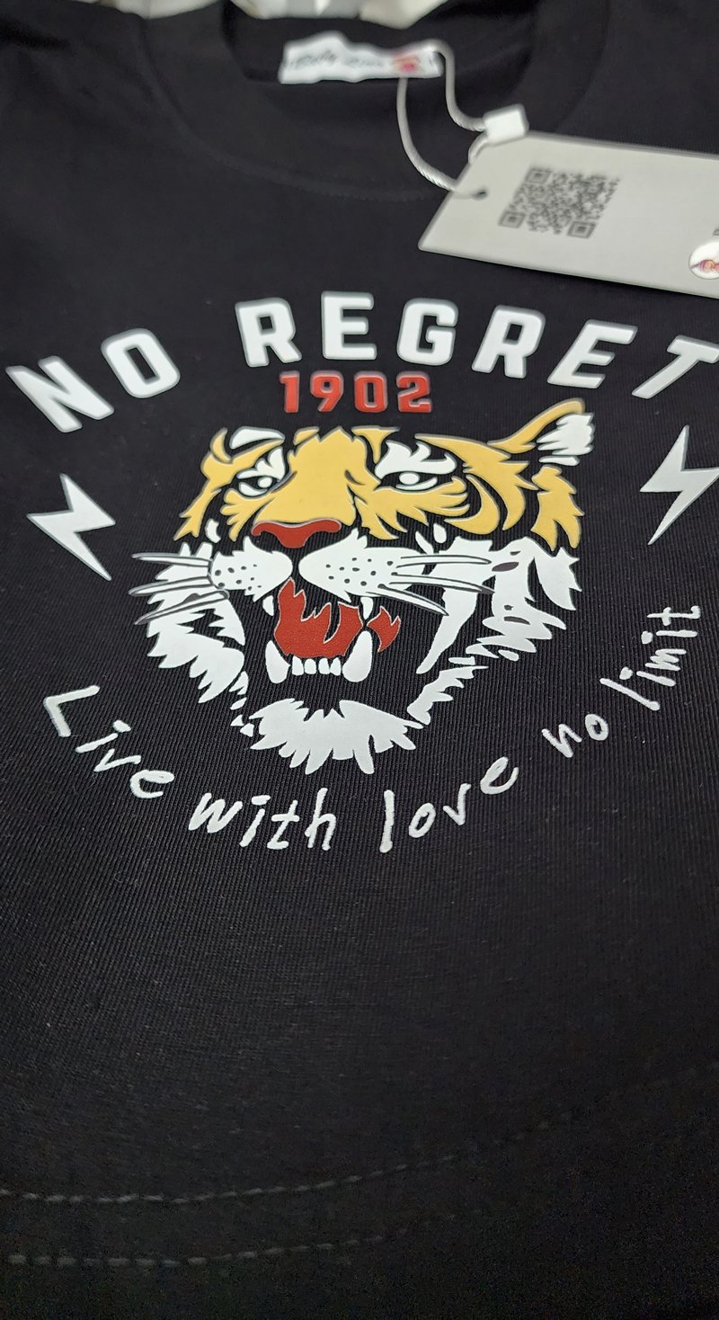 تي شيرت لونه اسود اولادي 2025 طباعة احترافيه تيشرتات اطفال, Tshirt T177